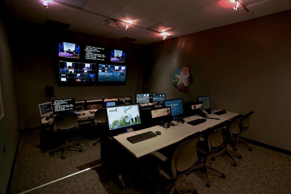 Video Control room photo at MediaMix