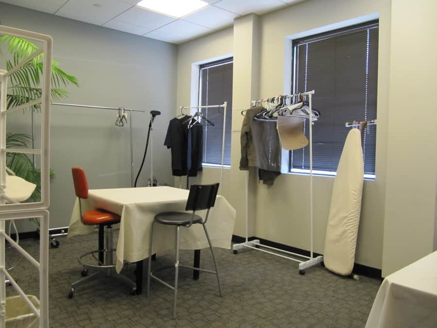 Wardrobe room at MediaMix Studios