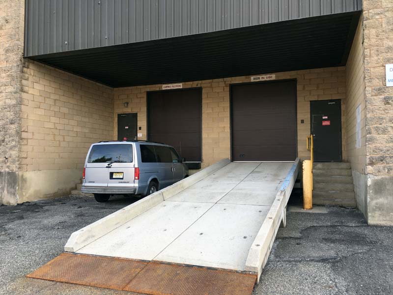 drive-in ramp for studio access